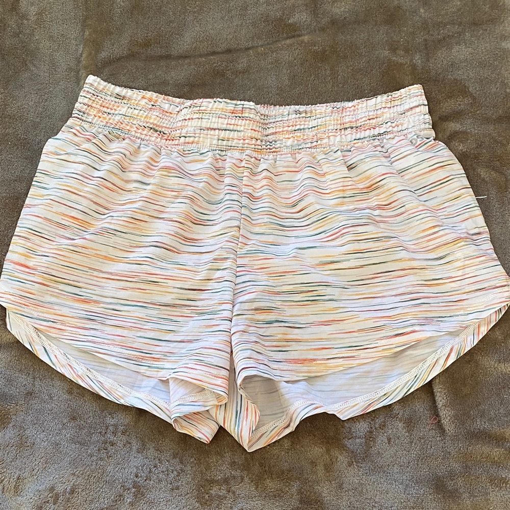 DSG Women's Pastel Striped Athletic Shorts
